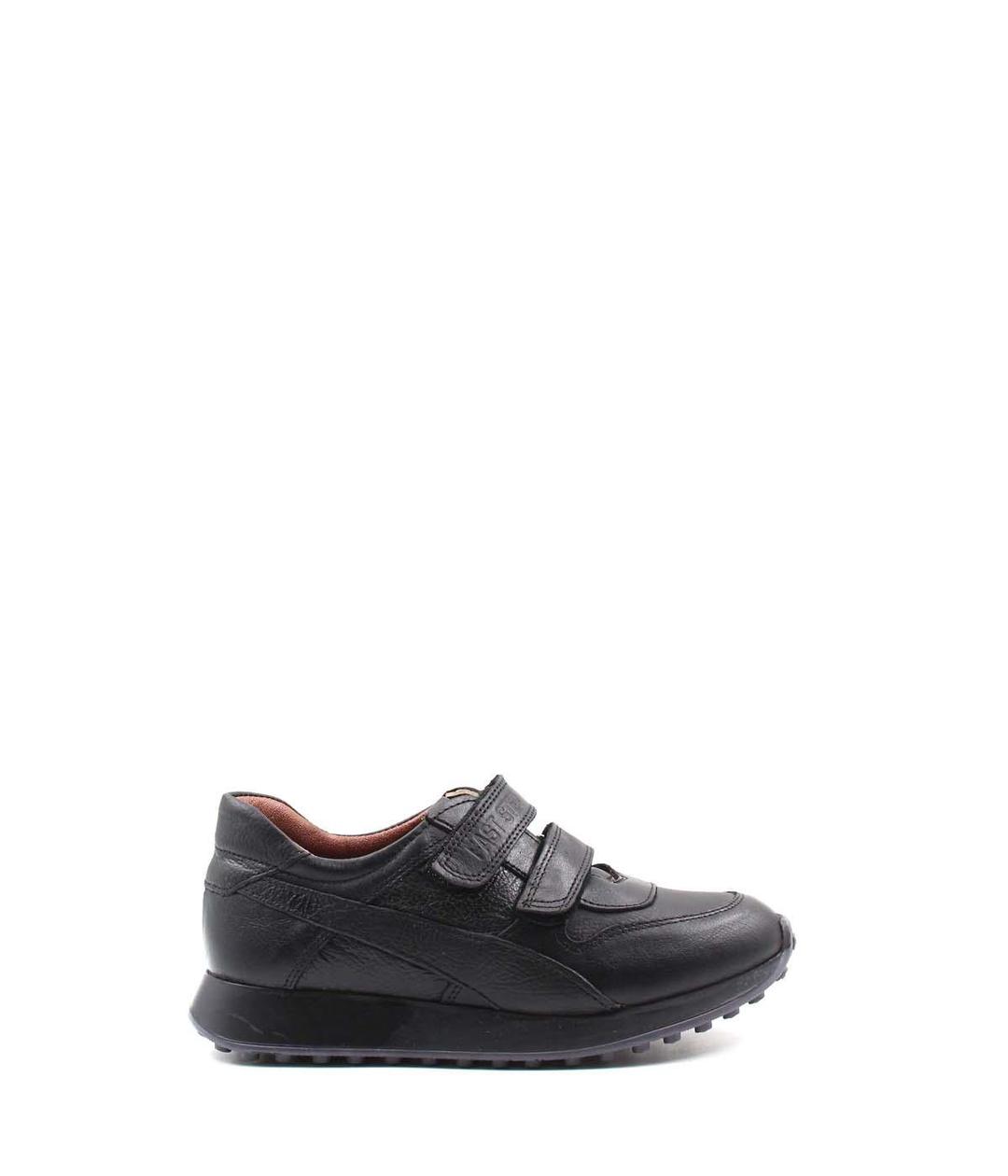 Genuine Leather Black Boy Casual Shoe 006XA0012