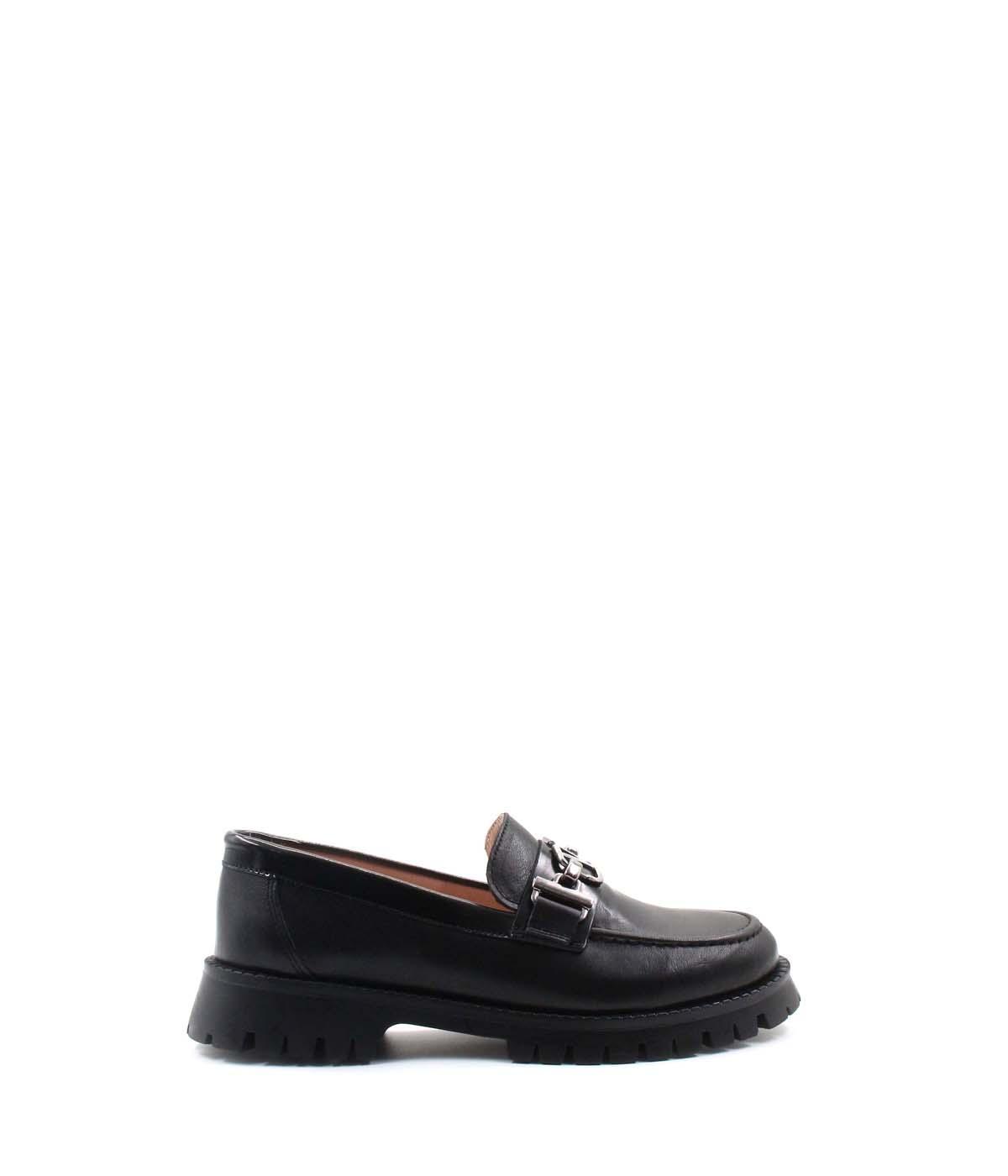 Genuine Leather Black Boy Casual Shoe 006XA0016