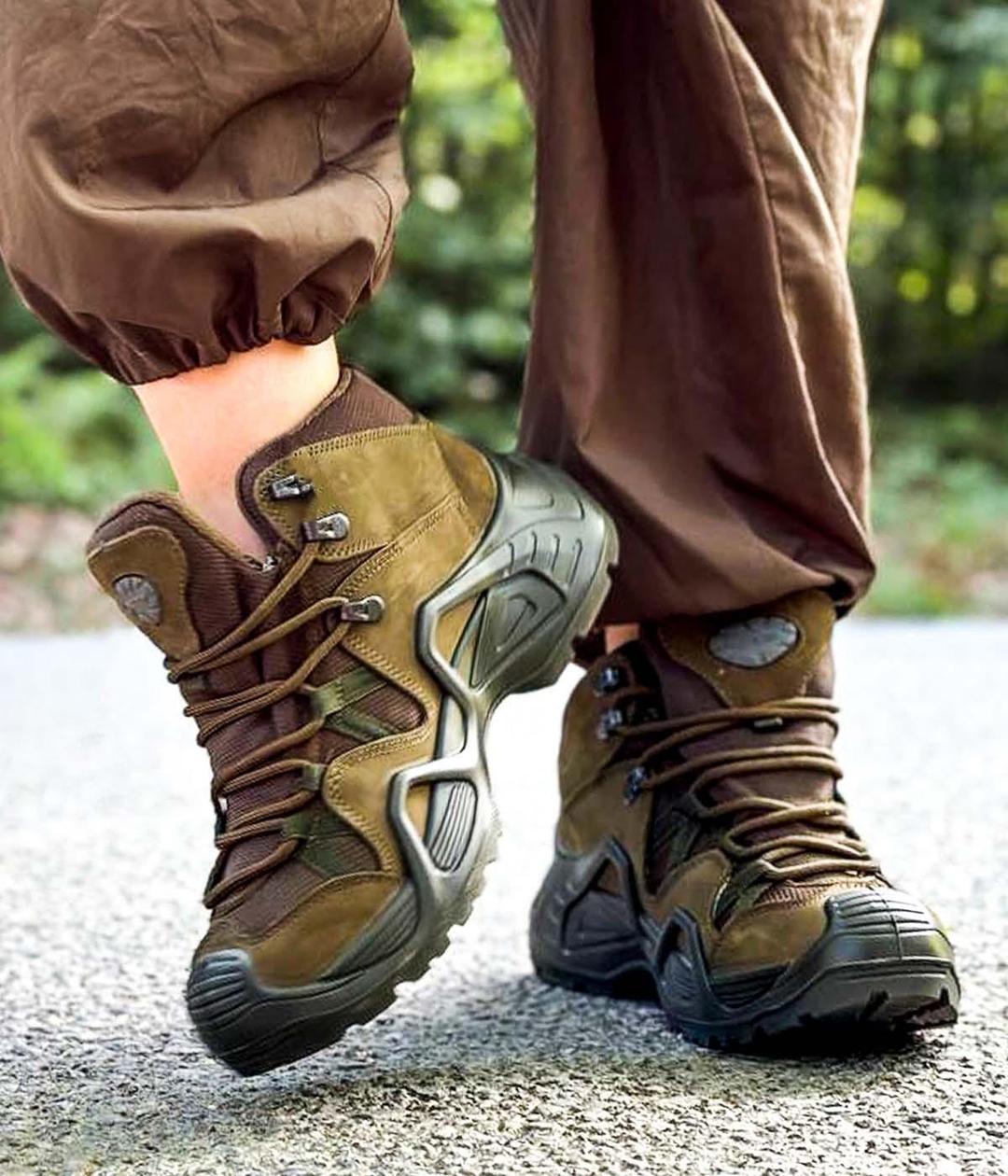 Genuine Leather Waterproof Khaki Nubuck Man Outdoor Boot 117SMA1492