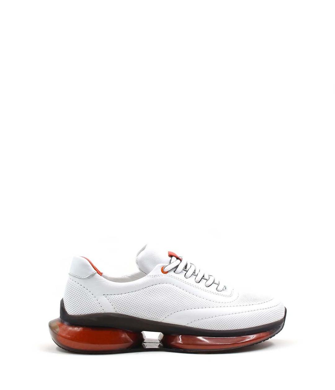 Genuine Leather White Woman Casual Shoe 138ZA2323