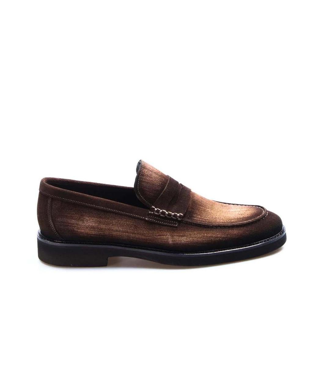 Genuine Leather Brown Suede Man Classical Shoe 403MA319