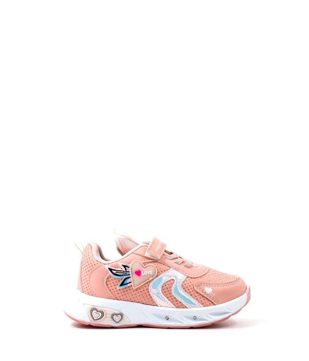 Powder White Unisex Child Sneaker Shoe 461XCA204