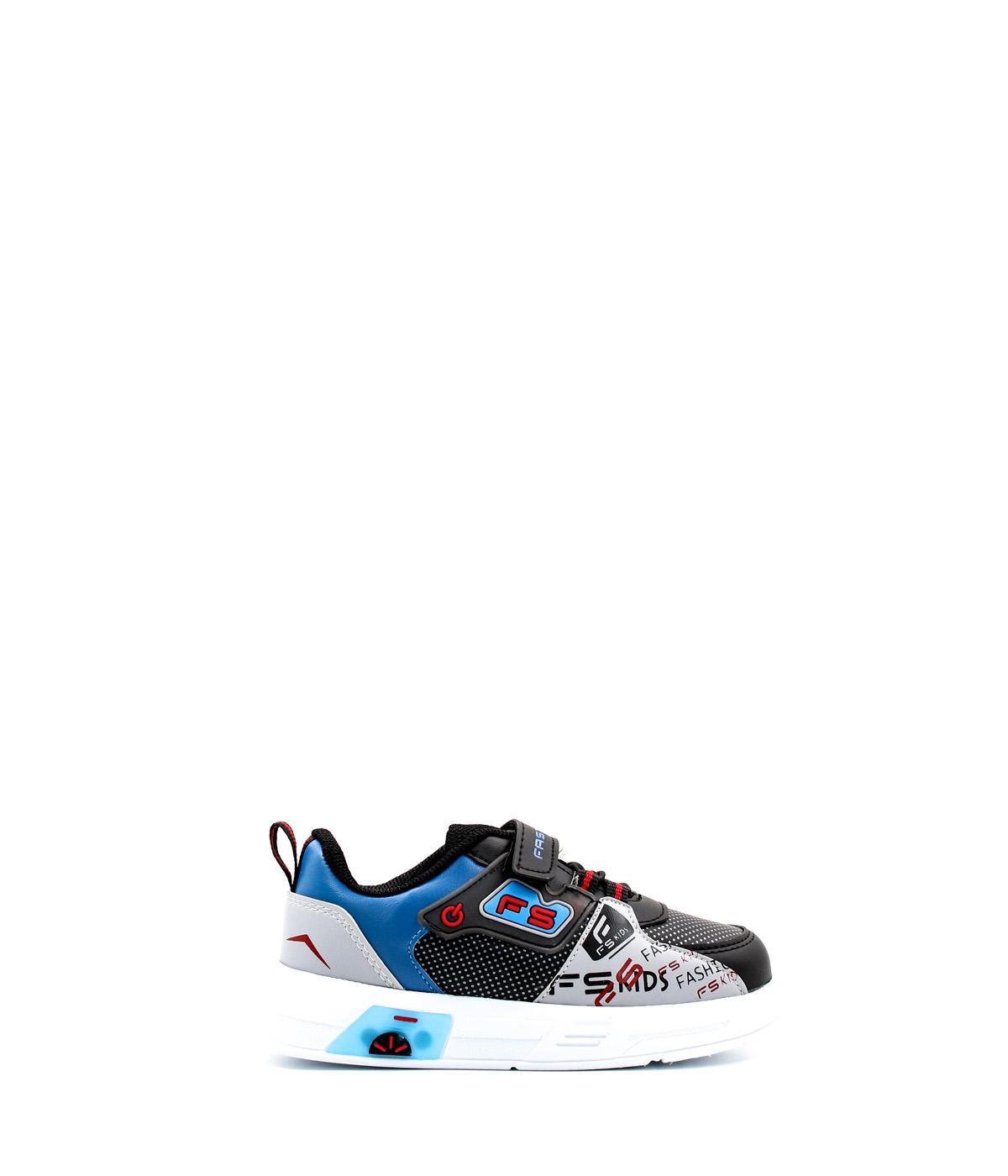 Sax Red Black Unisex Child Sneaker Shoe 461XCA210