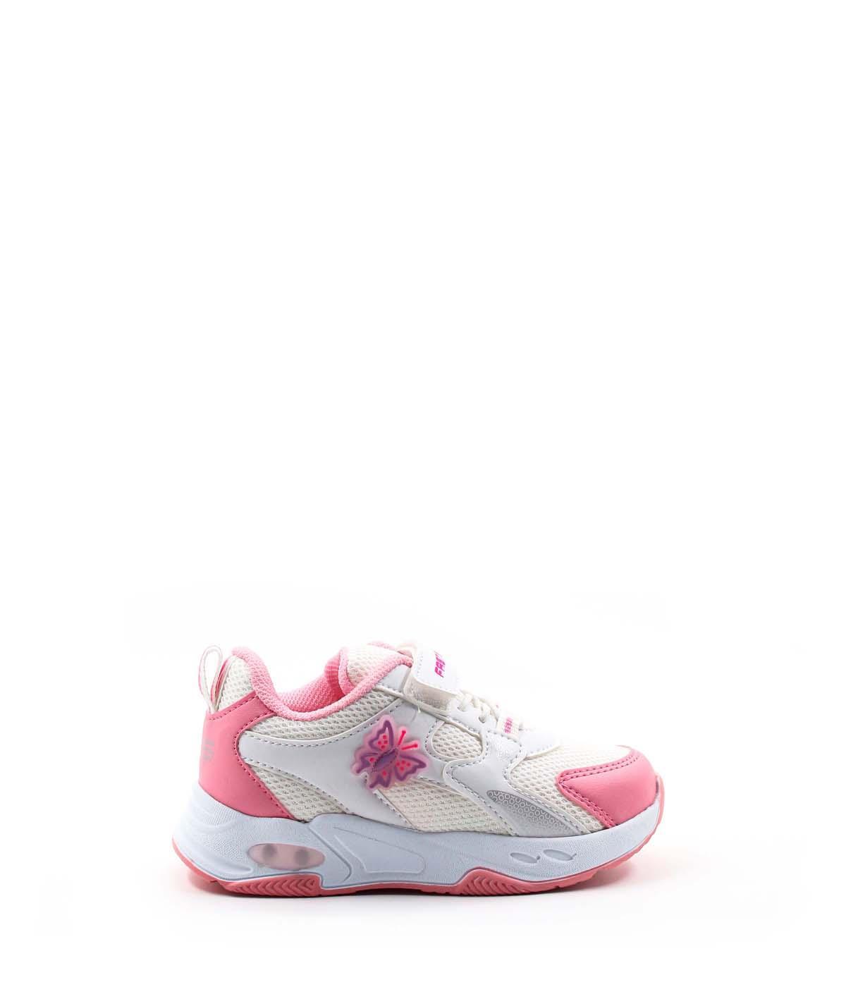 Pembe Beyaz Unisex Çocuk Sneaker Ayakkabı 461XCA318