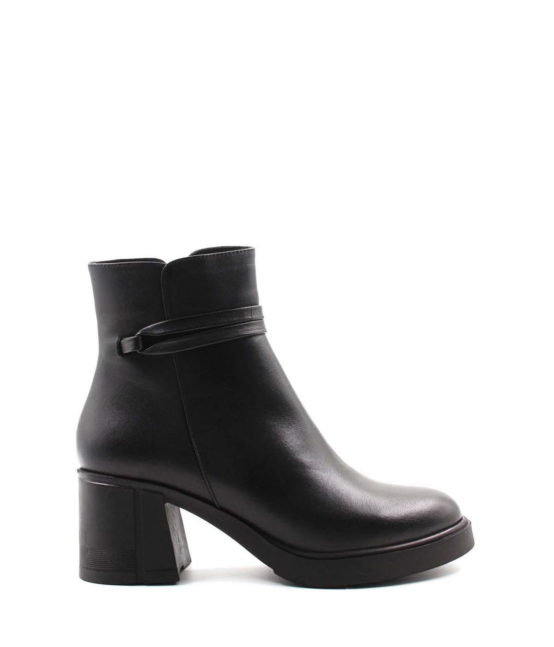 Genuine Leather Furry Siyah Woman Classical Boot 757KZA24514