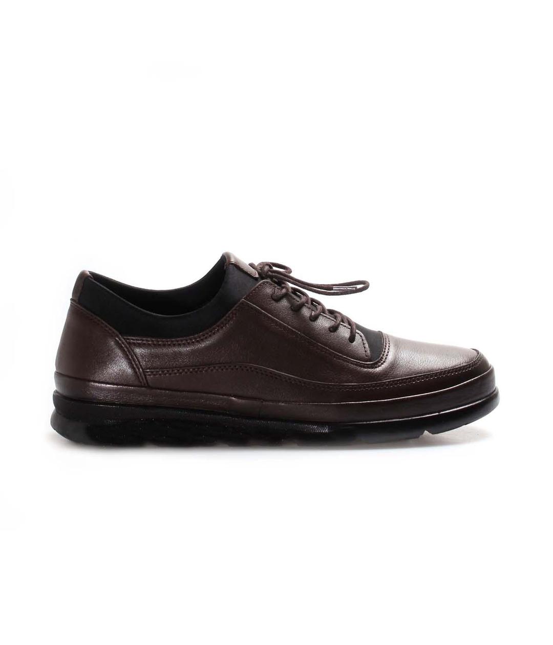 Genuine Leather Brown Man Sport Shoe 855MA655