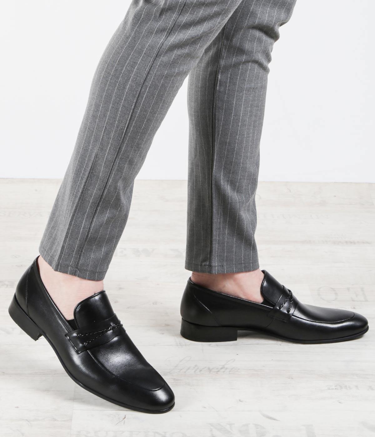 Genuine Leather Black Man Classical Shoe 867MA94