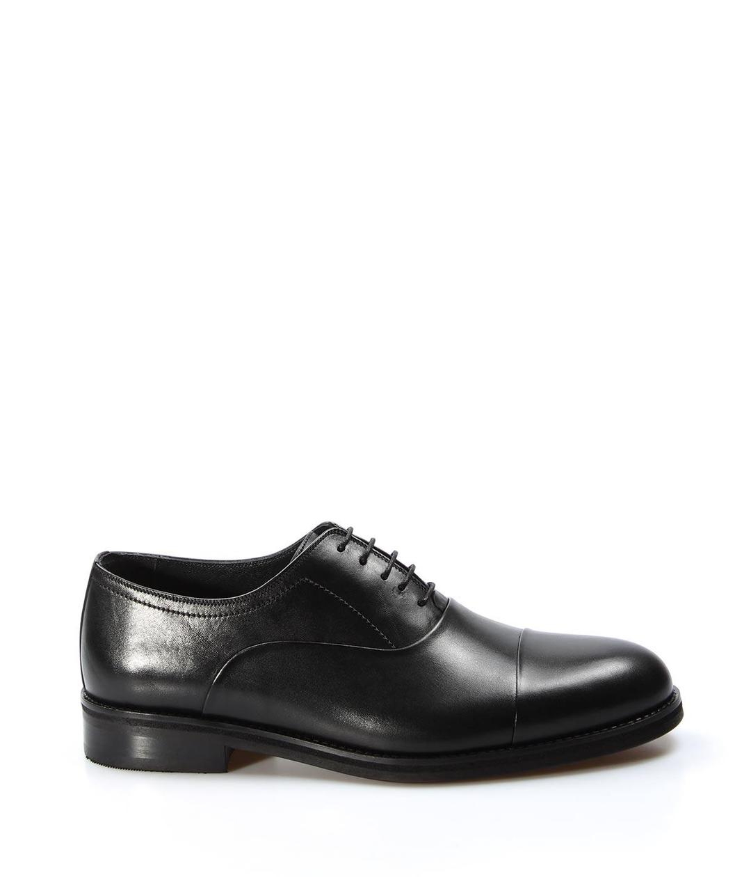 Genuine Leather Black Antique Man Classical Shoe 893MA075
