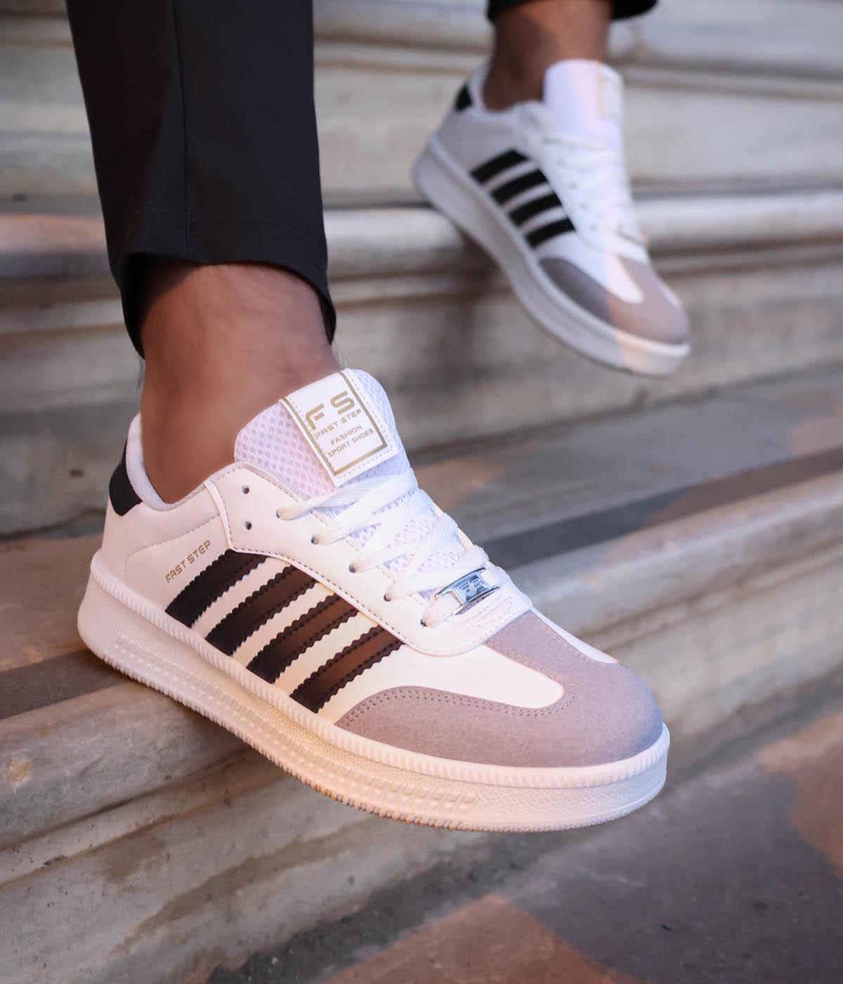 White Black Unisex Sneaker Shoe 930XA058