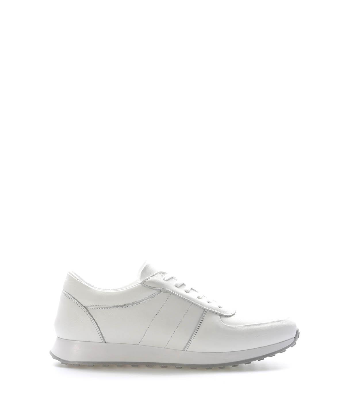 Genuine Leather White Man Casual Shoe 951MA556