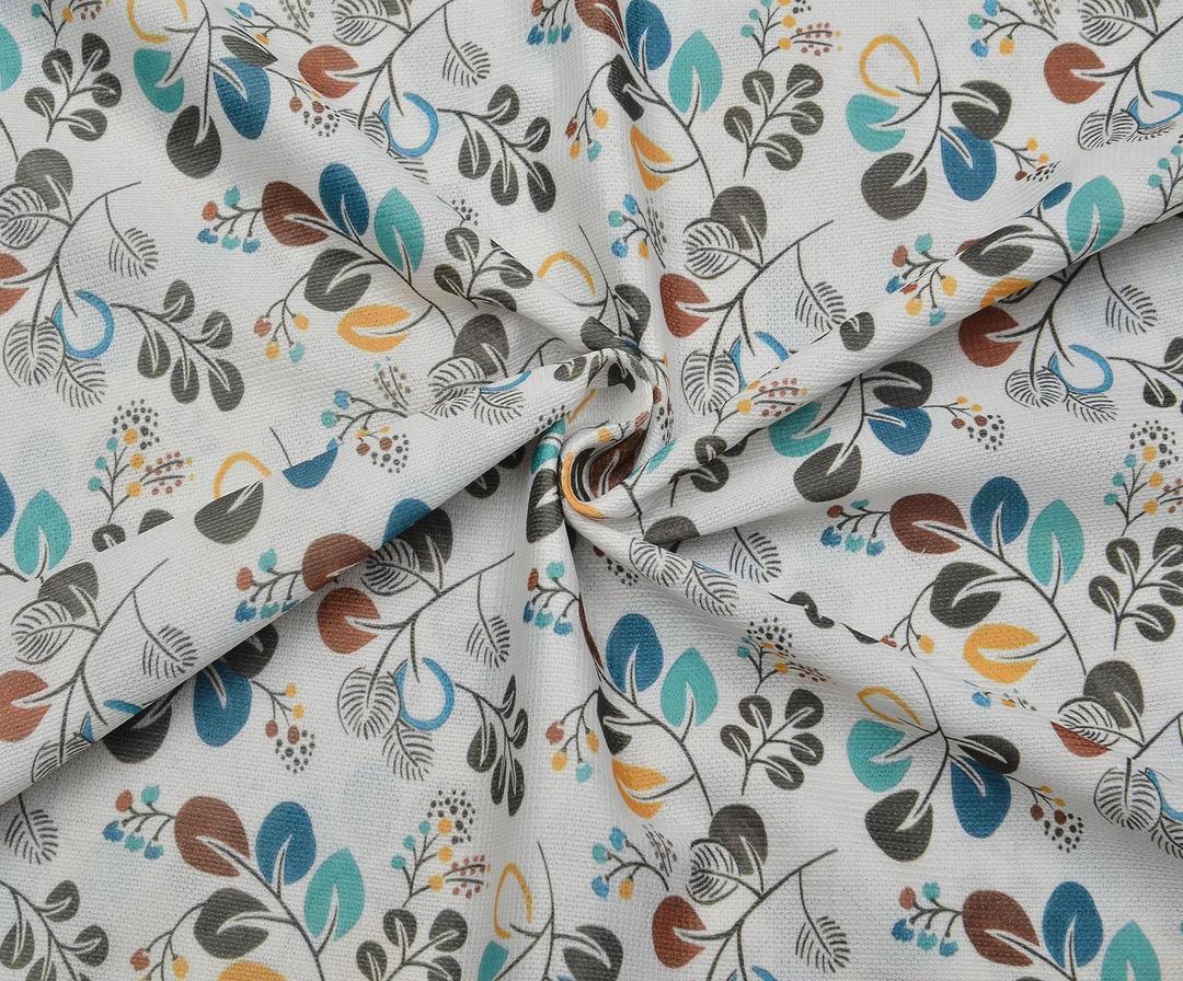 FLORAL PATTERNED RASCHEL FABRIC - HARMONY