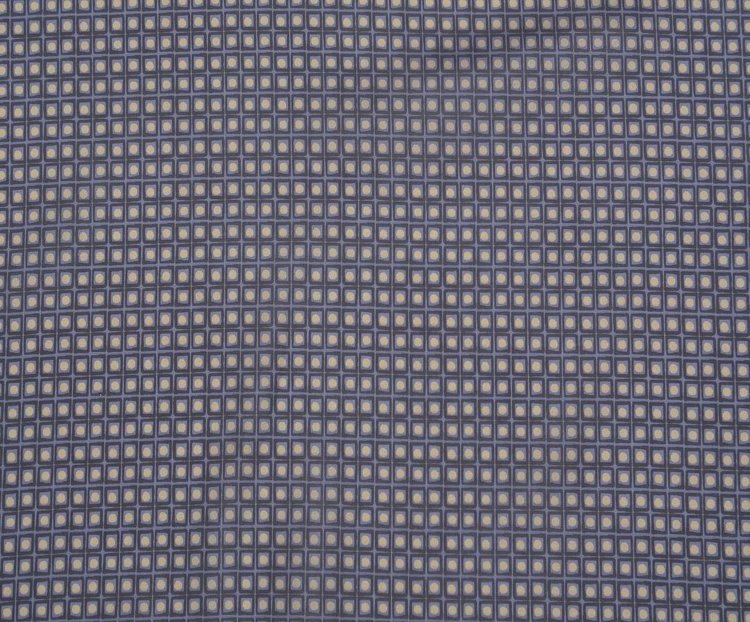 PATTERNED LINING FABRIC - NAVY BLUE