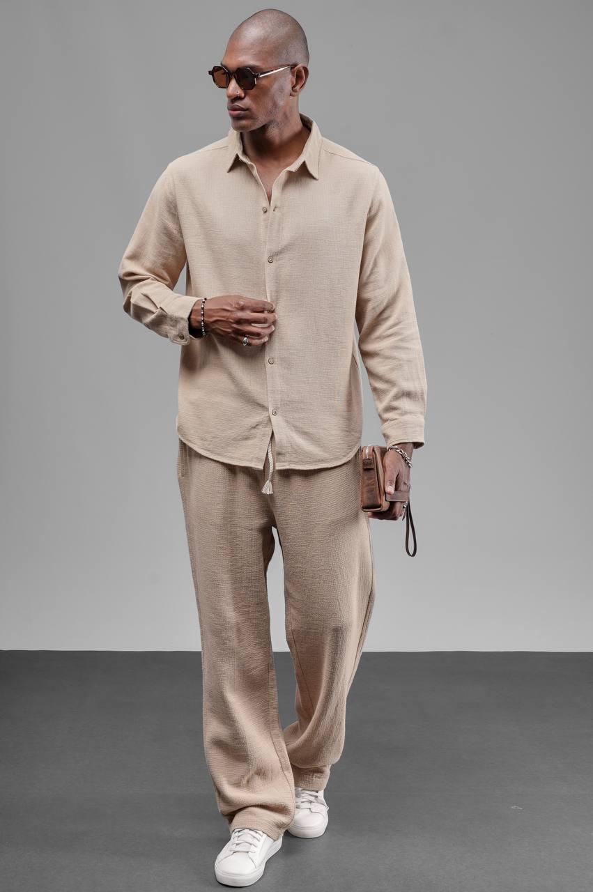 Men's sets made of jatted fabric