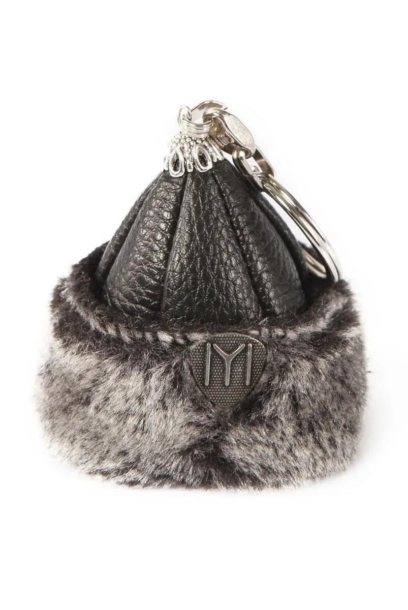 Börk Mini Keychain Kayı Emblem Black