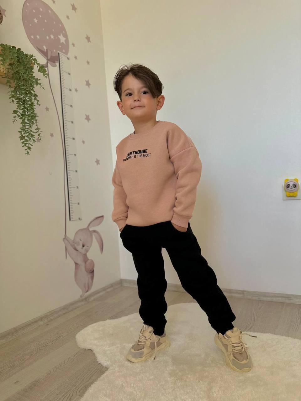 Kids' Sportswear Set for Boys: Sweatshirt and Pants