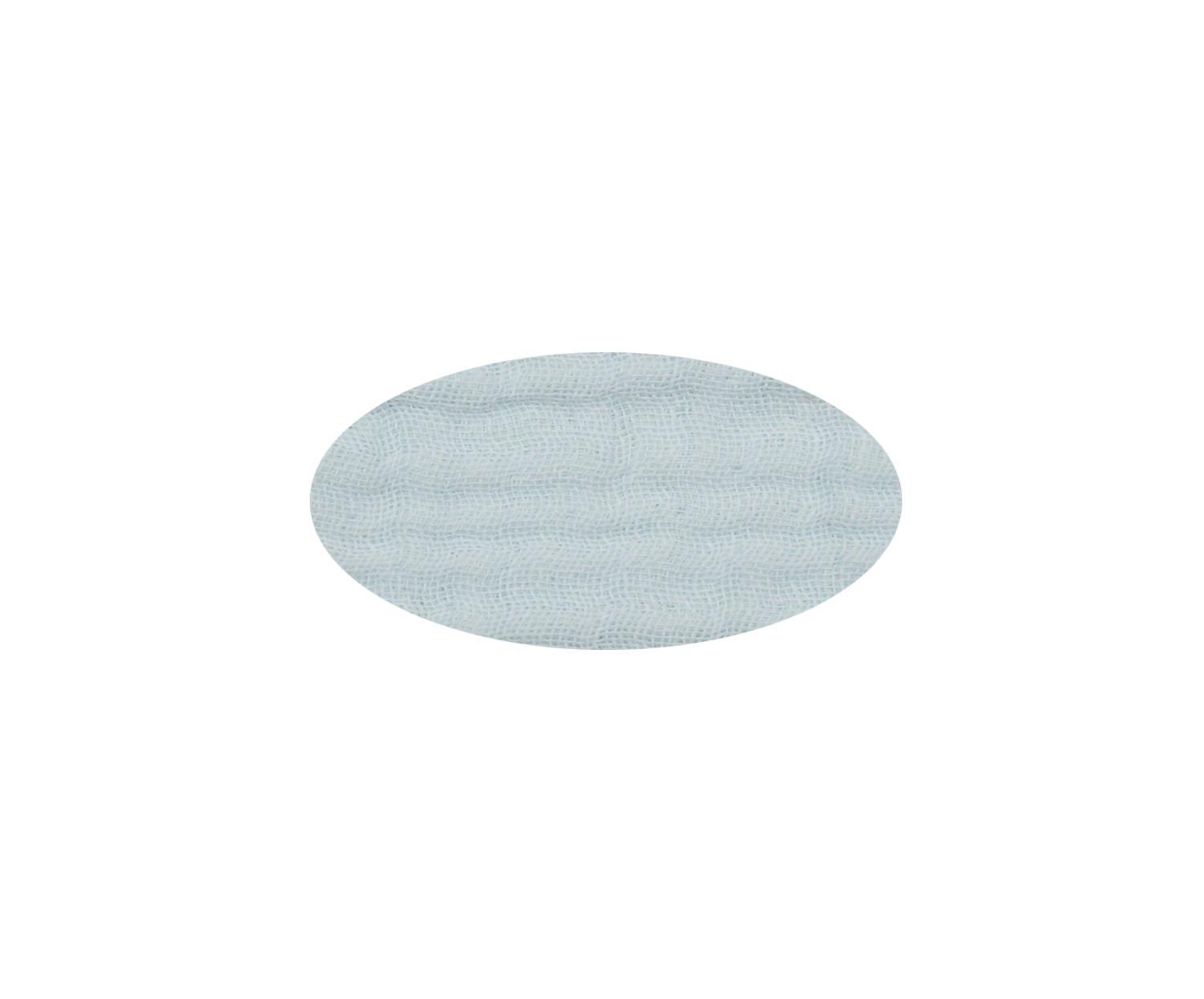 4 LAYERS OF MUSLIN FABRIC - BABY BLUE