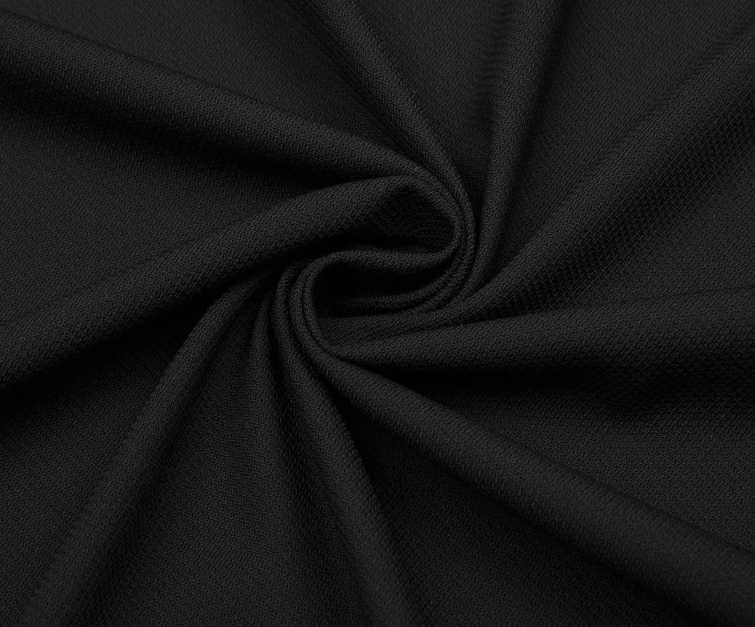 ТКАНЬ С ЛАЙКРОЙ - ЧЕРНАЯ