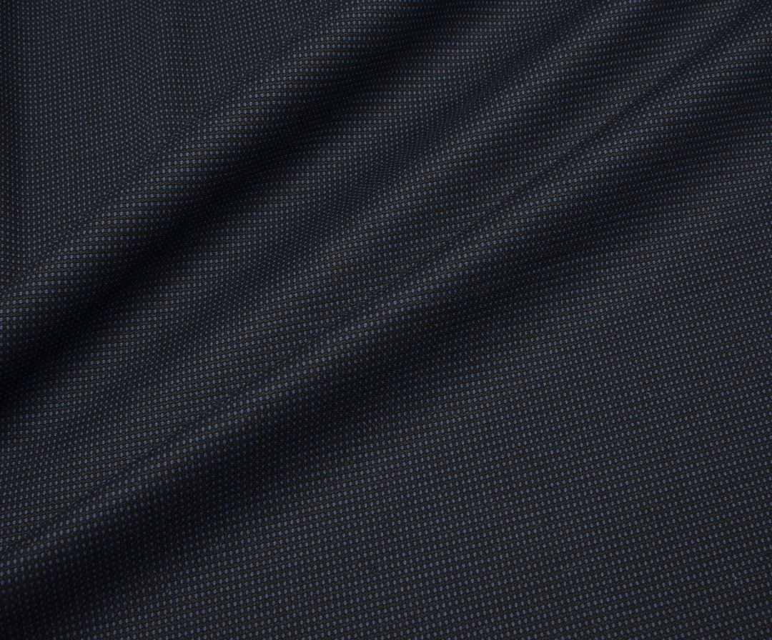 ТКАНЬ ХЛОПКОВАЯ С ЛАЙКРОЙ С РИСУНКОМ - ТЕМНО-СИНИЙ