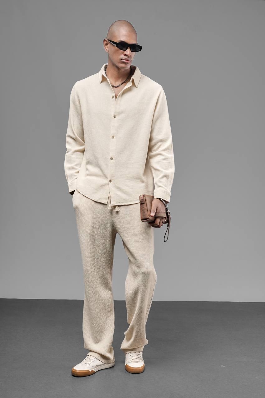 Men's sets made of jatted fabric