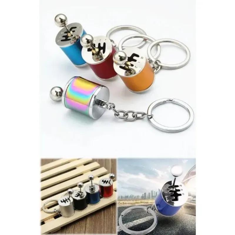 Shift Knob Shaped Keychain Manual Gear Shift Lever Keychain