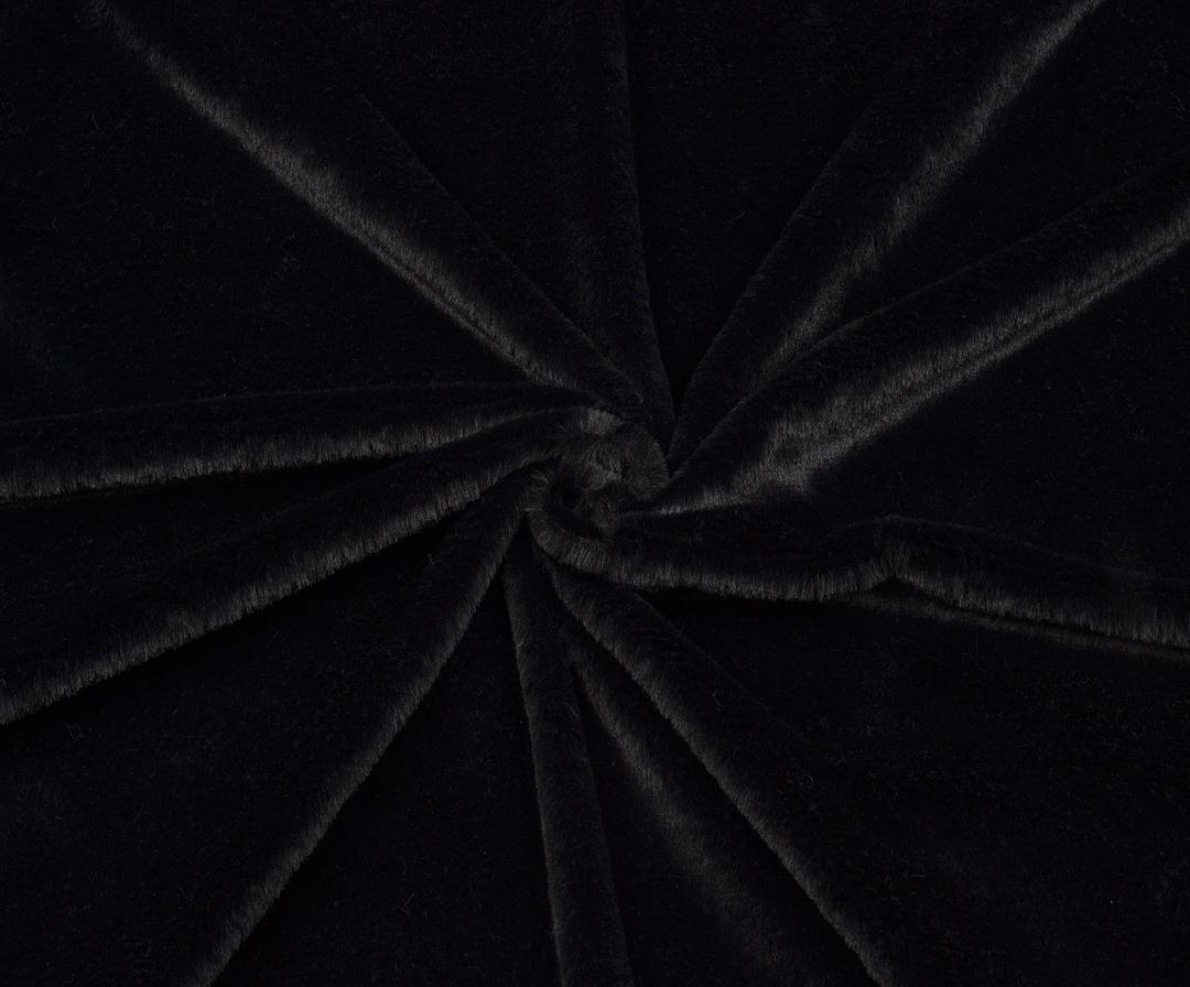 TOSKANA PLUSH FABRIC - BLACK