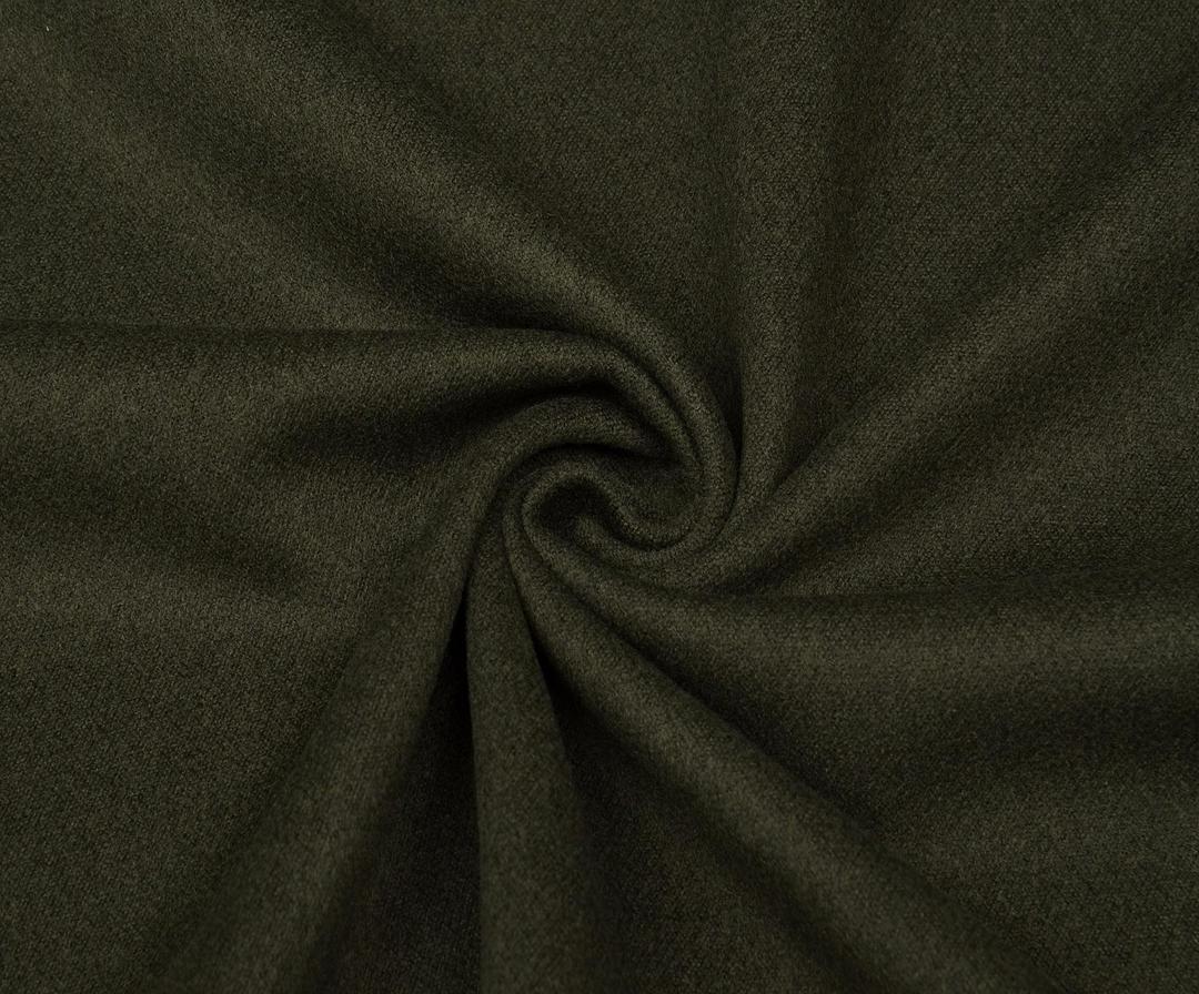 THIN CASHMERE COAT FABRIC - KHAKI