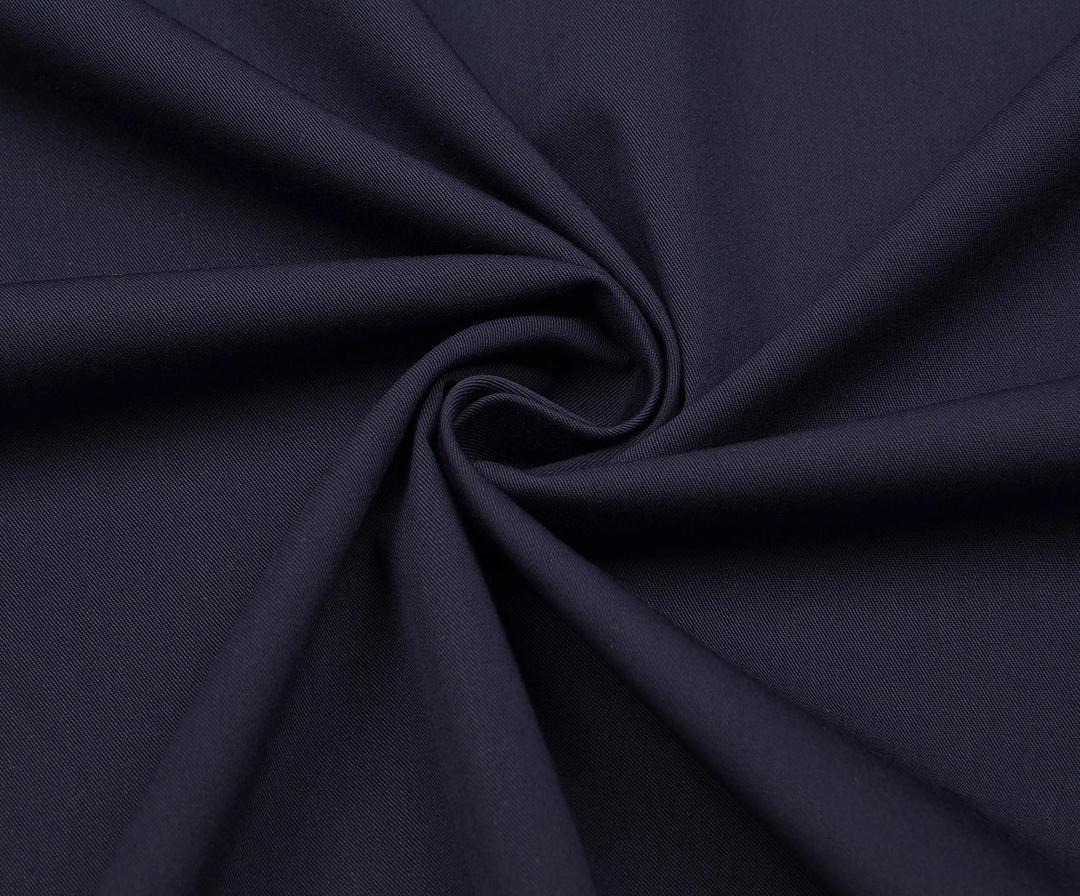 STRETCH SKIRT JACKET FABRIC - NAVY BLUE