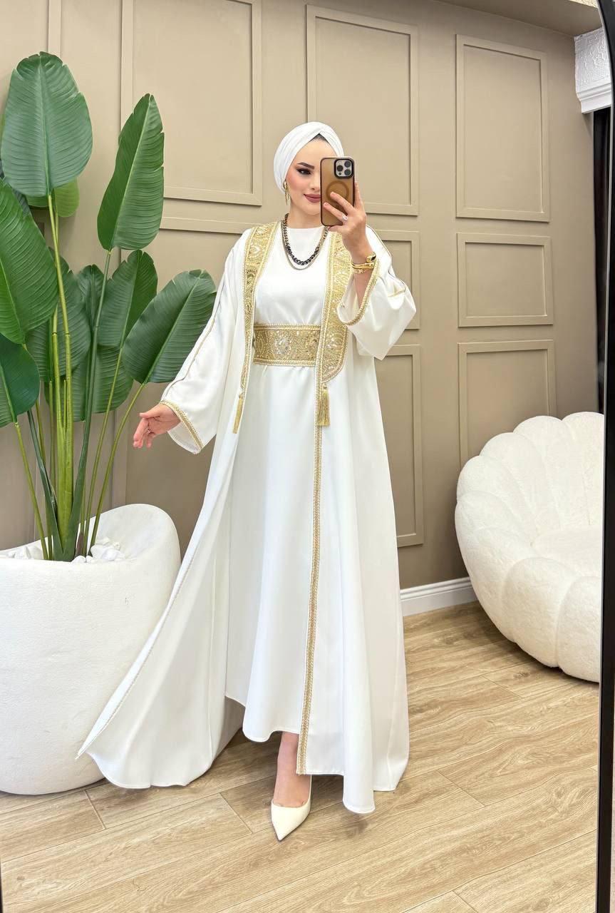 Üçlü Tesettür Abiye Set