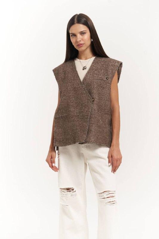 tweed vest