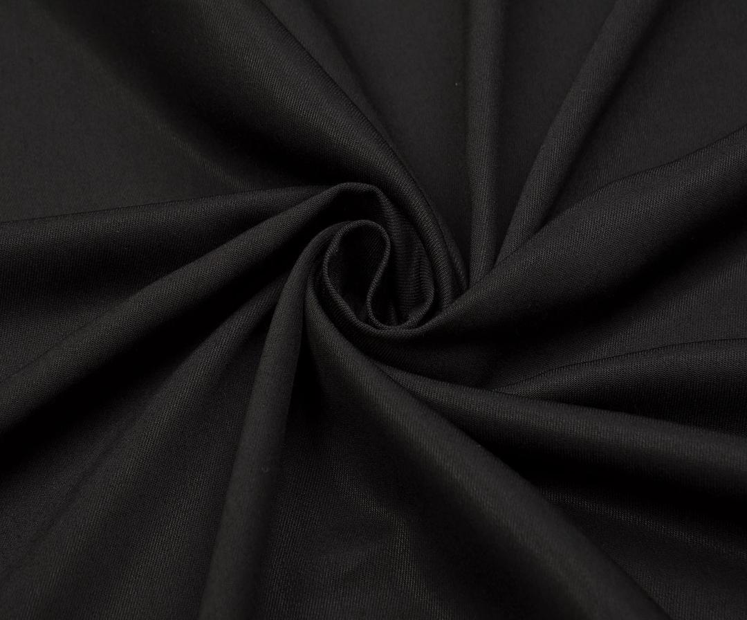 POLYESTER VİSKON KUMAŞ - SİYAH