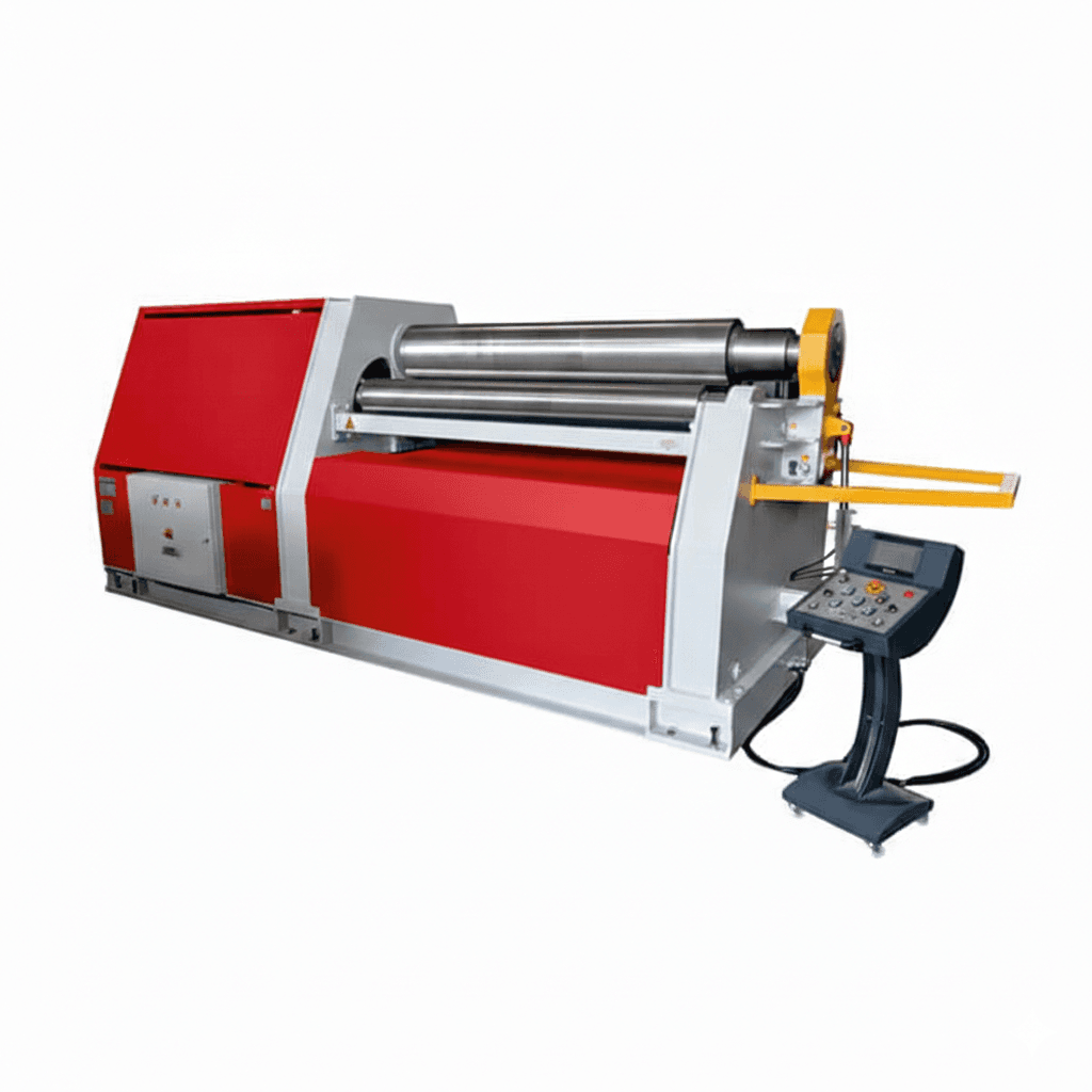 4-Roll Hydraulic Cylinder Sheet Metal Bending Machine