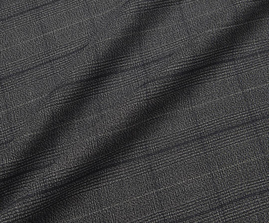 EKOSE DESENLİ LİKRALI KUMAŞ - GRİ