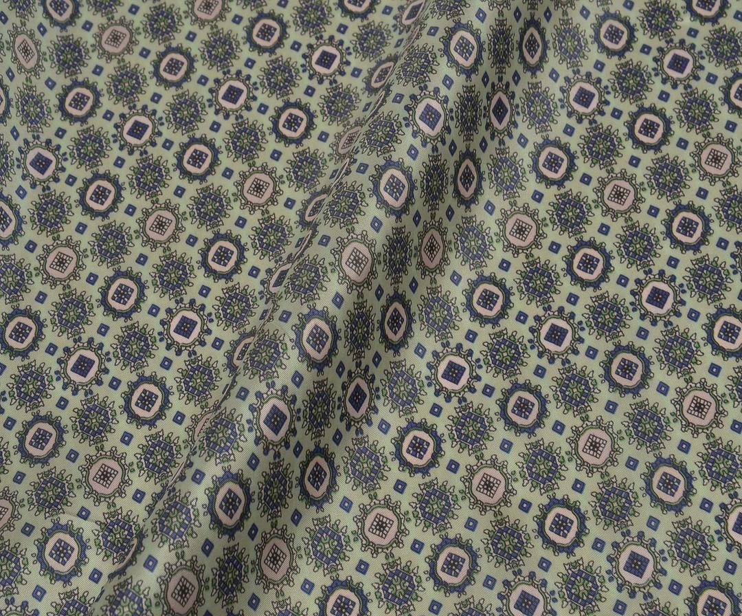 PATTERNED LINING FABRIC - GREEN