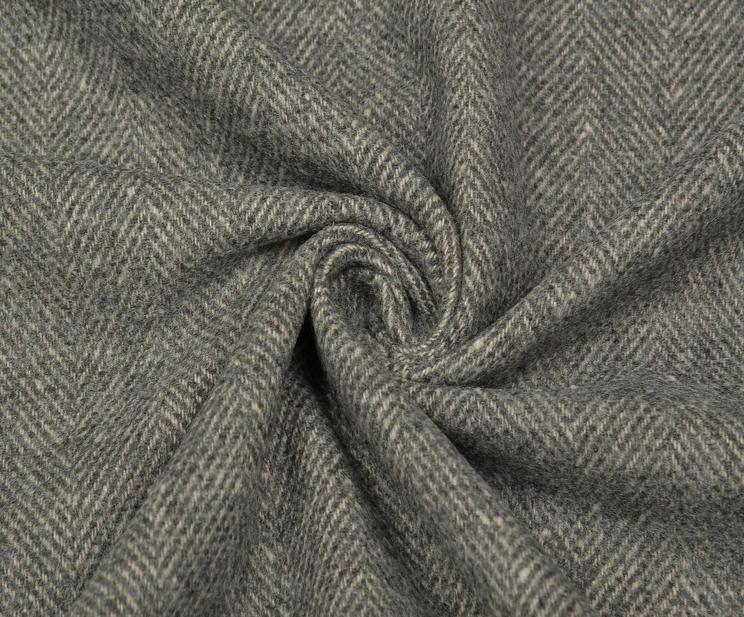 ТКАНЬ "ЁЛОЧКА" - СЕРЫЙ