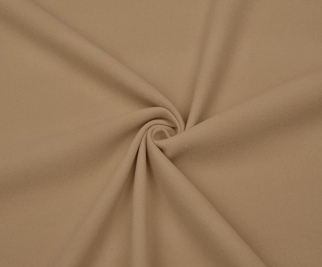 КАШЕМИРОВАЯ ТКАНЬ ДЛЯ ПАЛЬТО - СВЕТЛО-БЕЖЕВЫЙ