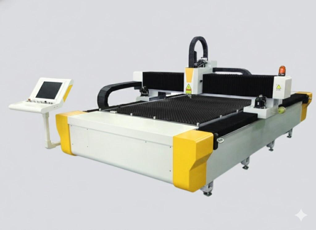 Open Frame Fiber Laser Metal Cutting Machine