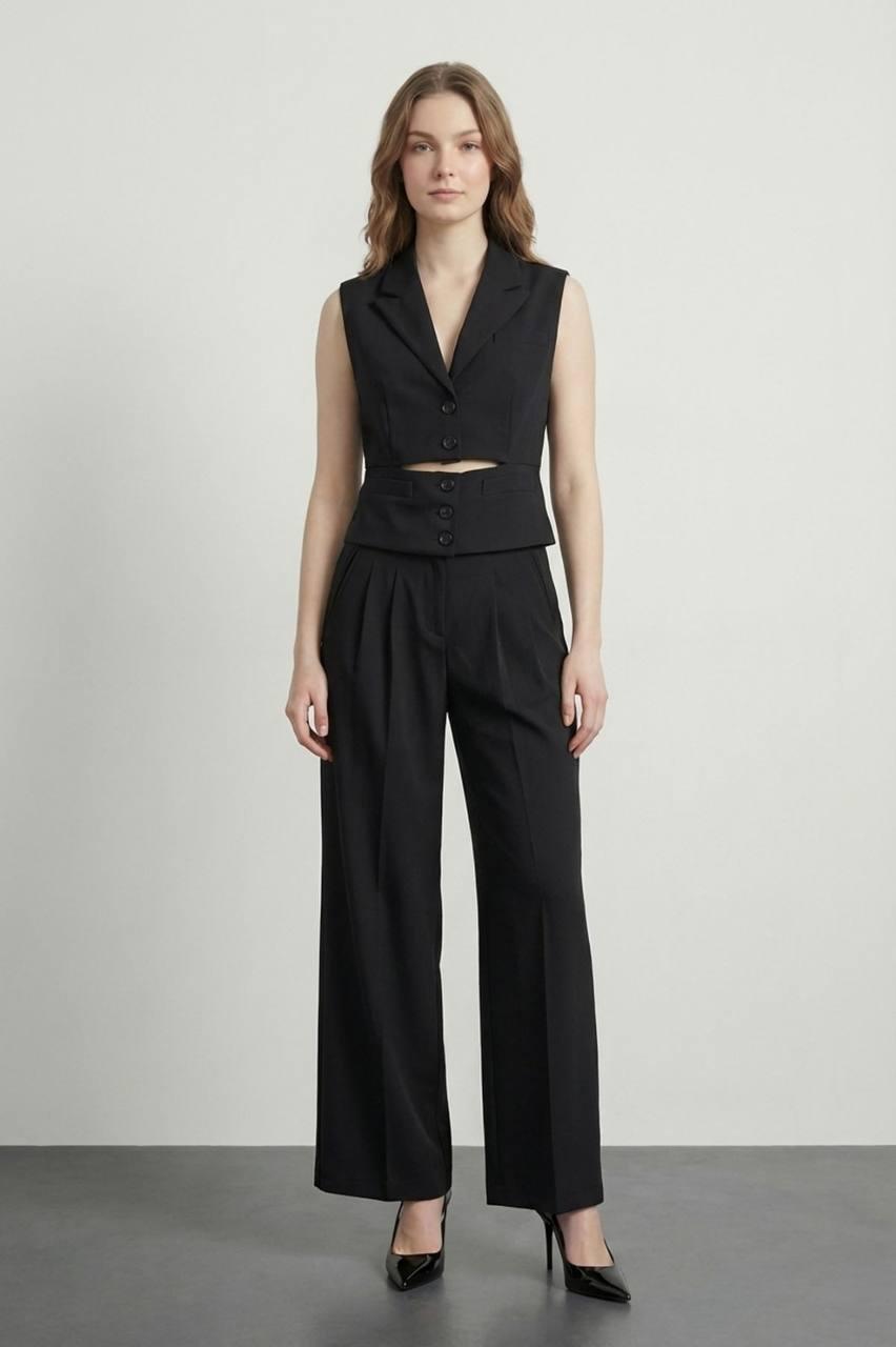 Cut-out (Pencere Detaylı) Tailored Tulum