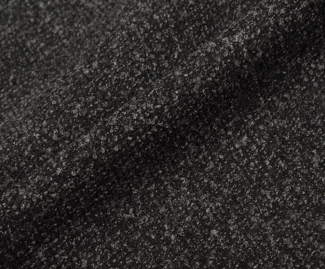 БУКЛЕ ШАНЕЛЬ ТКАНЬ - АНТРАЦИТ