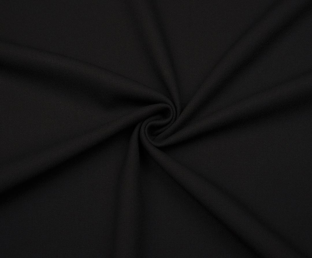 WIDTH-LENGTH LYCRA COTTON FABRIC - BLACK