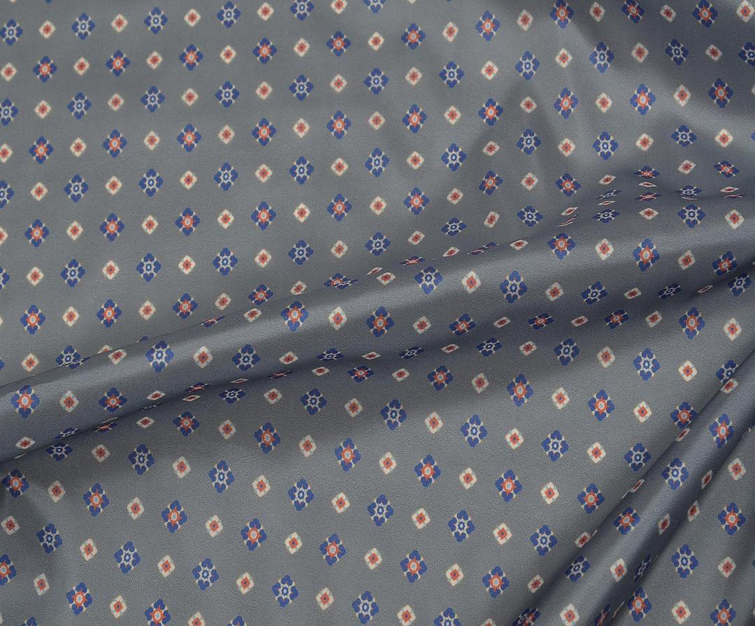 PATTERNED LINING FABRIC - GREY