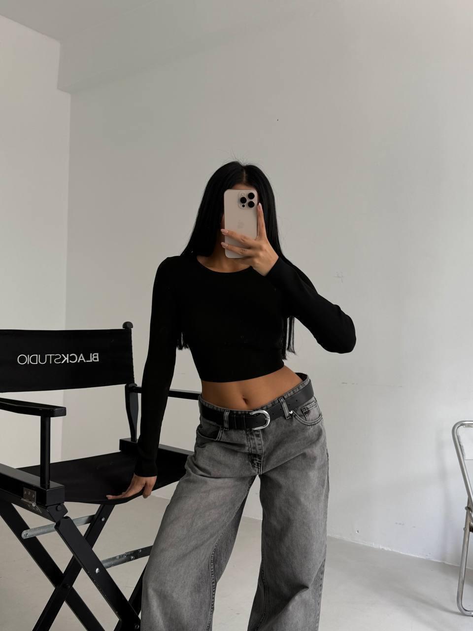 Basic Cropped Longsleeve