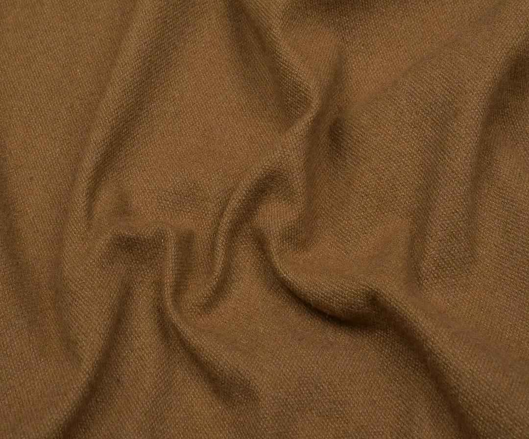 YÜN KAŞE KABANLIK KUMAŞ - KAMEL