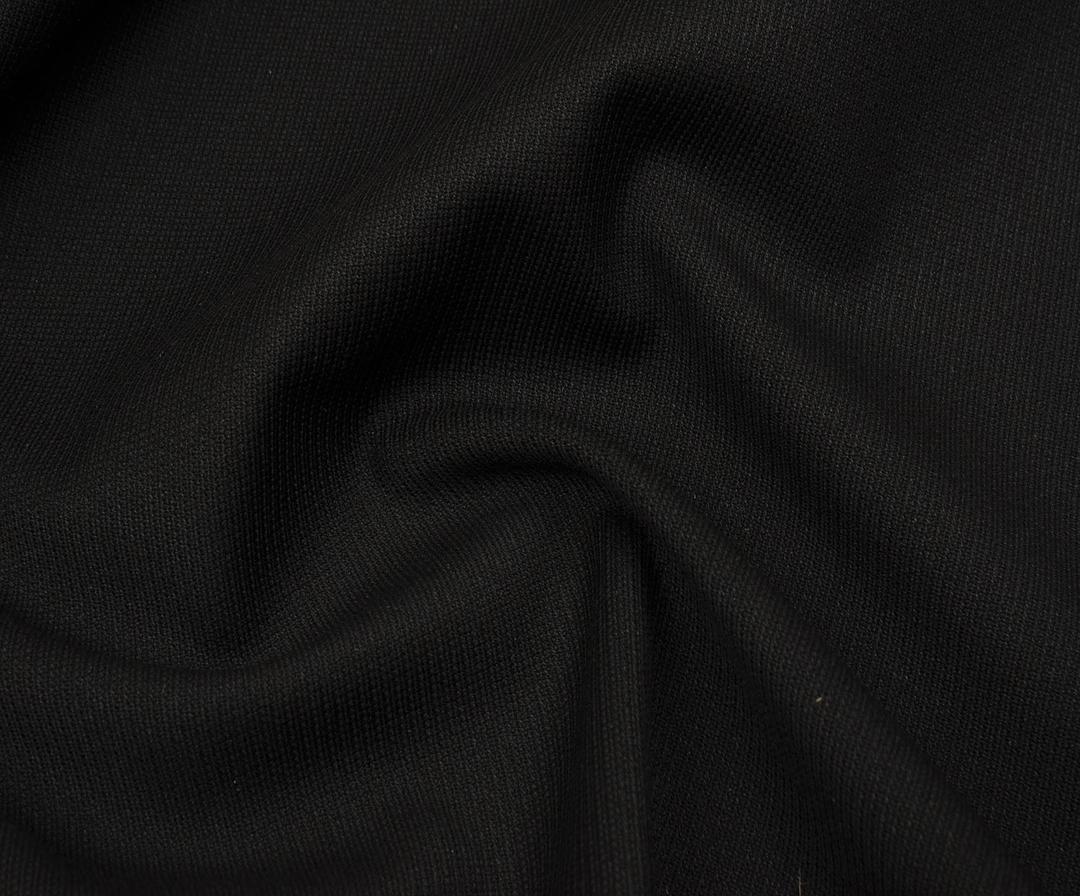 GABARDINE COTTON FABRIC - BLACK