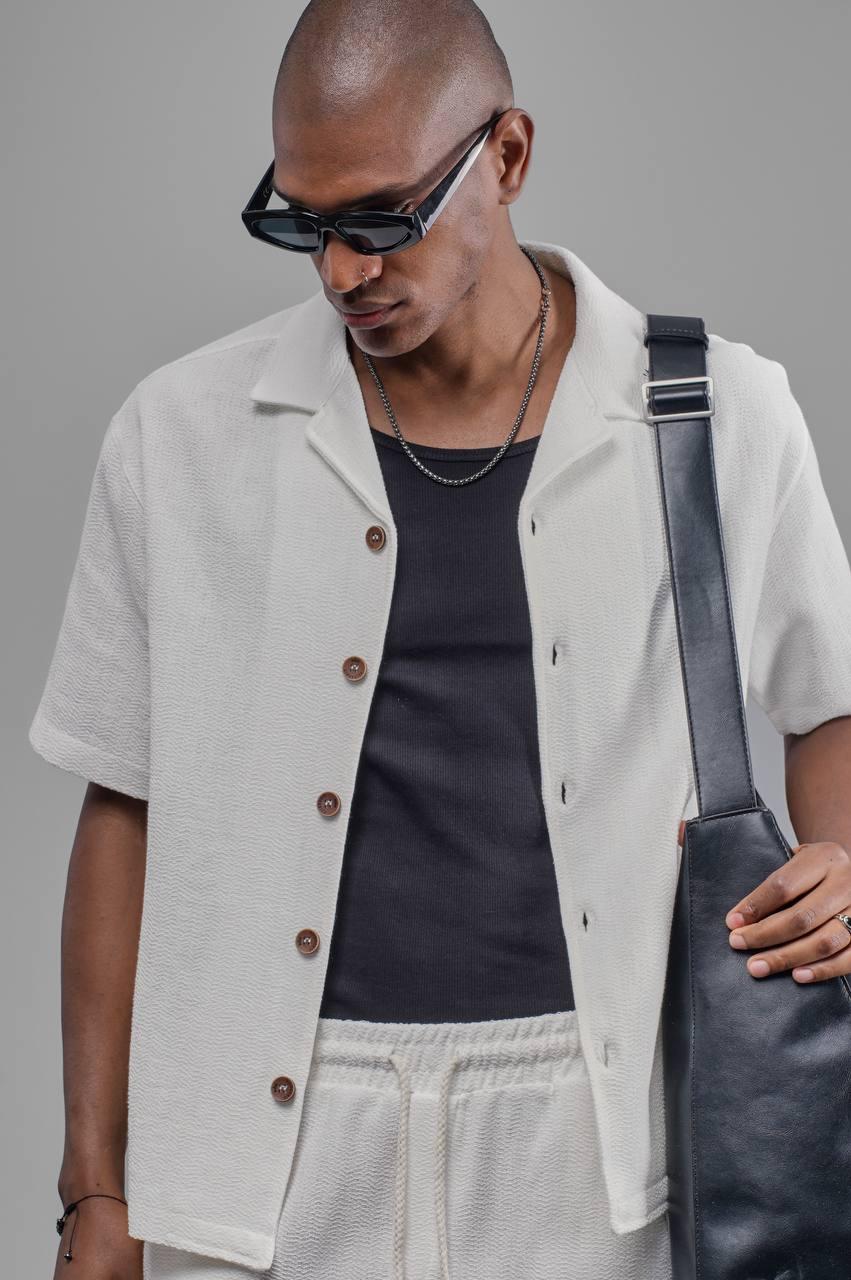 men's summer shirt and shorts set