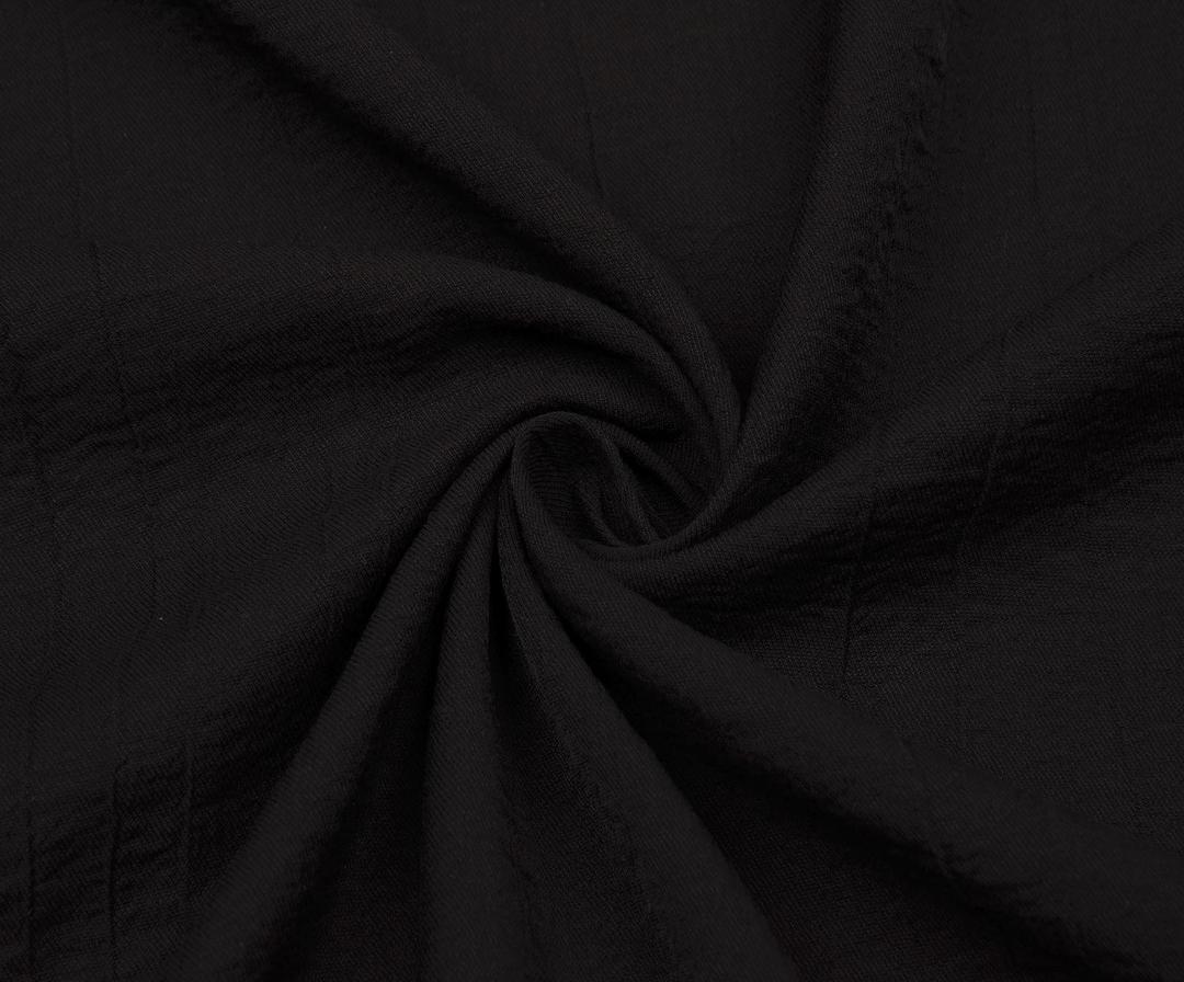 VISCOSE FABRIC - BLACK