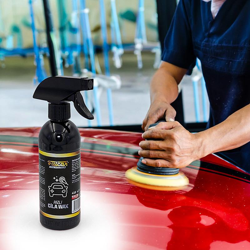 Vulcan Fast Polish Wax Spray Car Surface Fast Polisher and Protective Polish