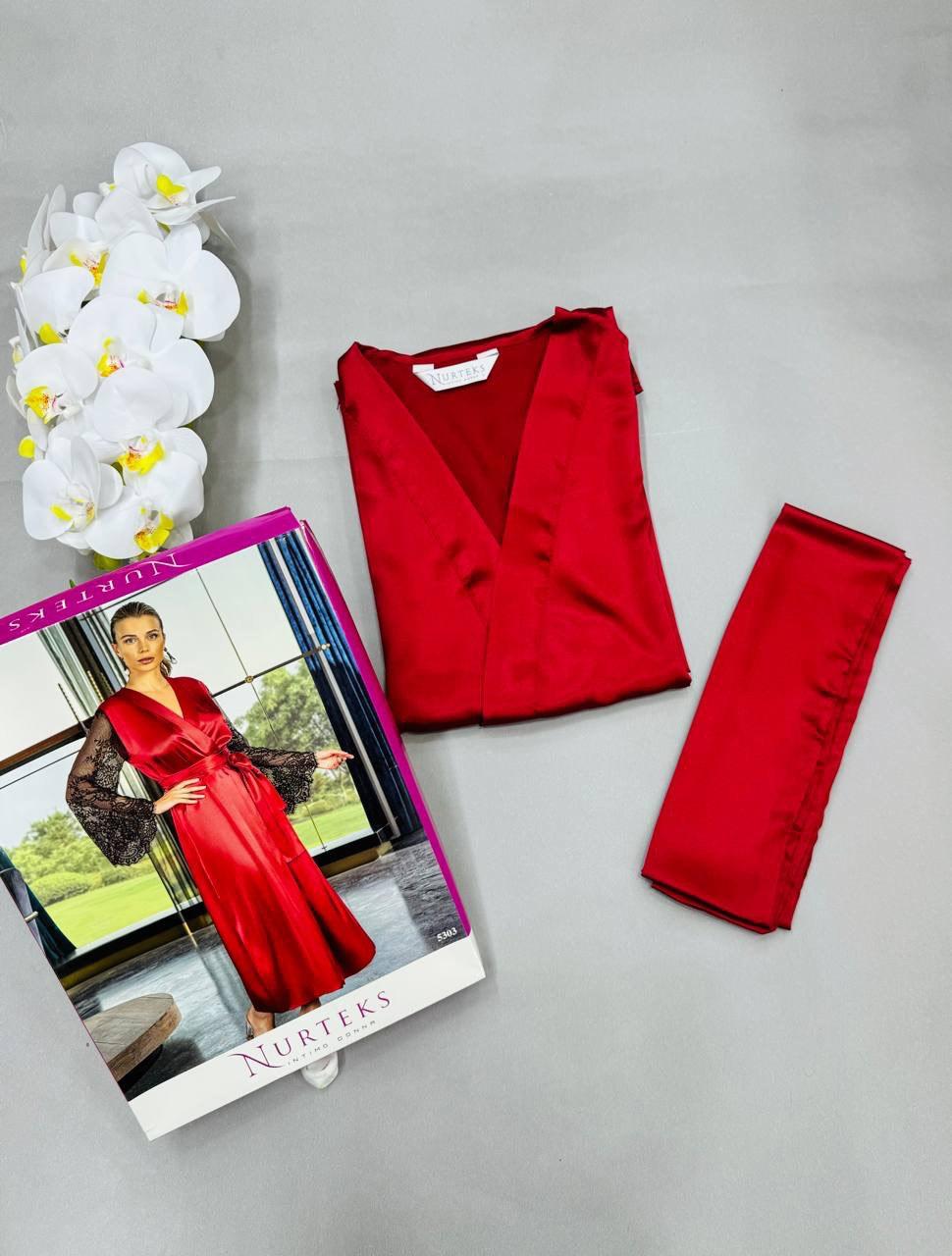 Nurteks silk robe