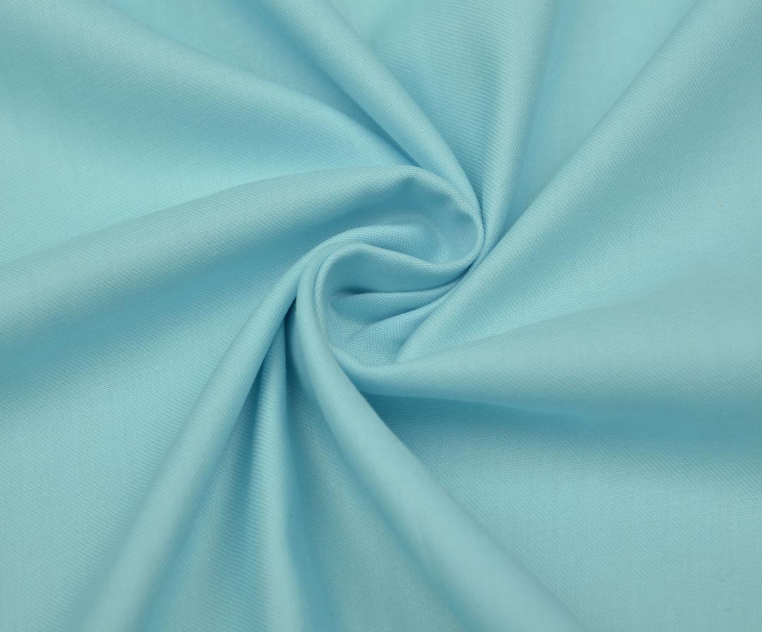COTTON SATIN FABRIC - TURQUOISE