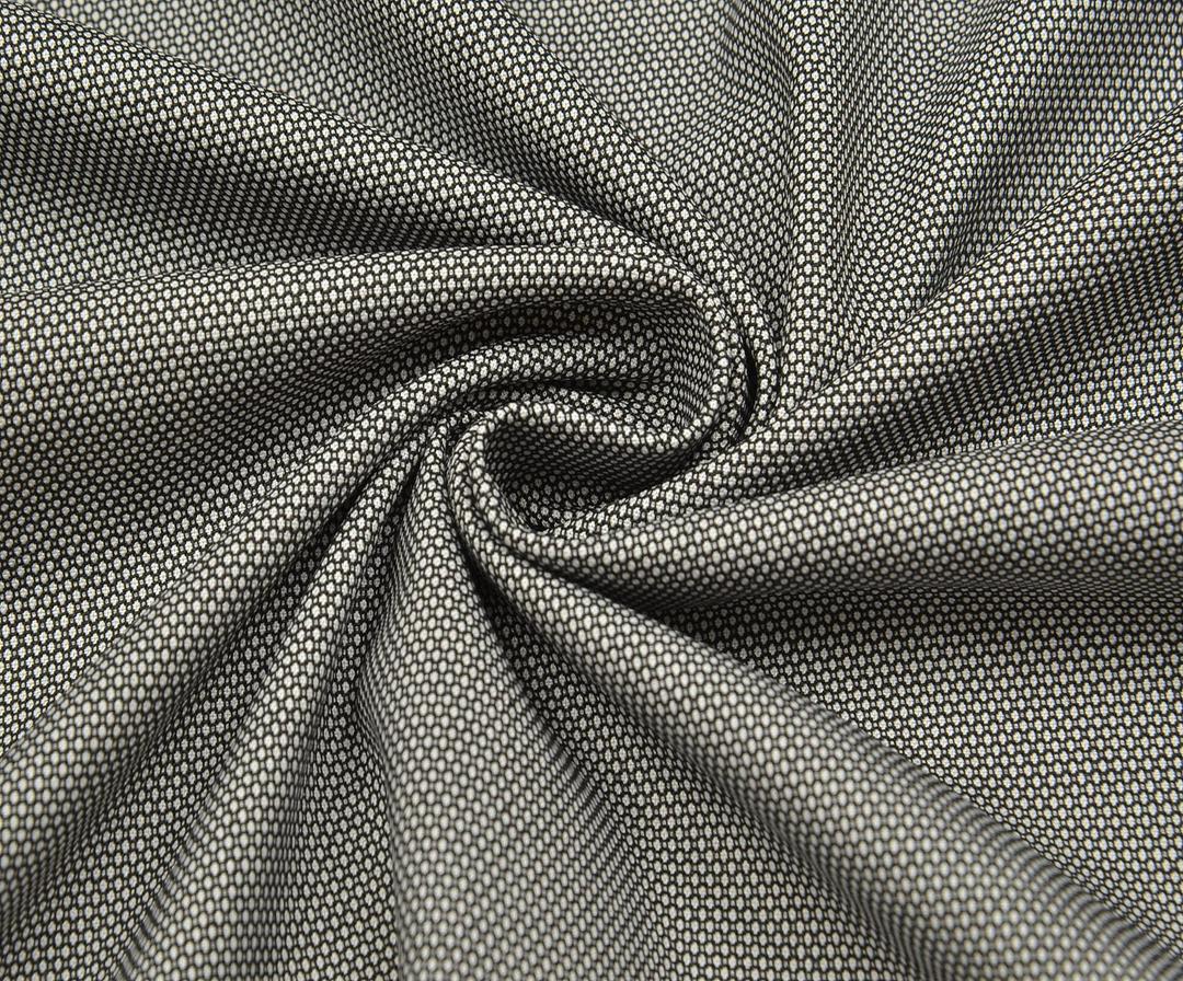 ТКАНЬ С ПРИНТОМ - ЧЕРНЫЙ