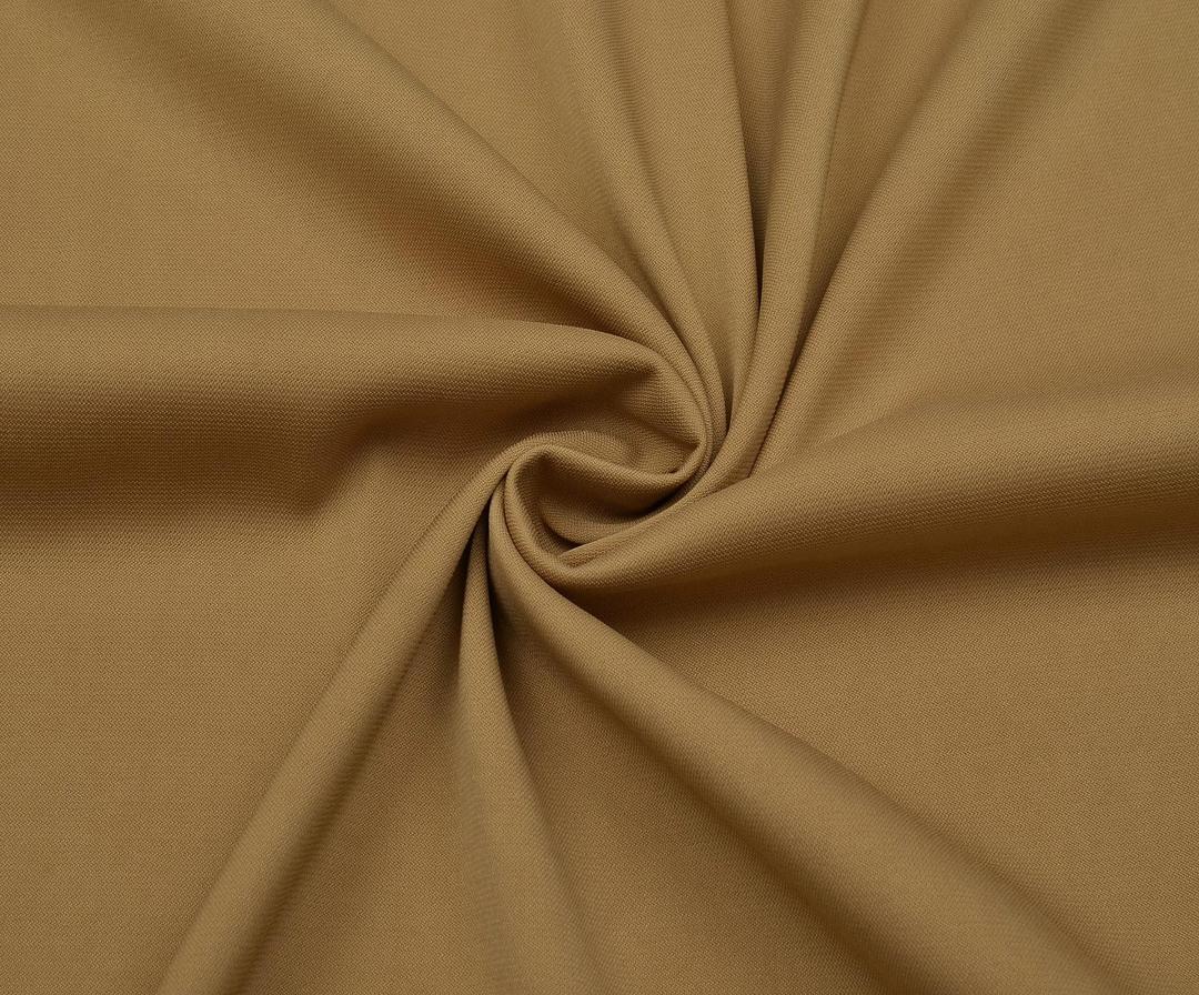 STRETCHY CREPE FABRIC - CAMEL